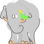 Elephant 03 Clip Art