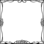 Rose & Flourish Frame