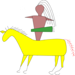 Horseman 4 Clip Art
