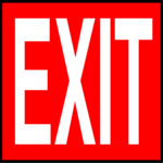 Exit 2 Clip Art