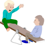 Kids on Seesaw