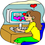 Love Notes on Computer Clip Art