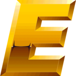 Gold  Italic E