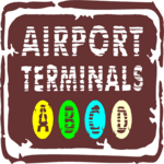Airport Terminals A - D Clip Art