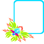 Flower Frame 18 Clip Art