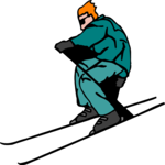 Skier 46 Clip Art