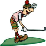 Golfer 099 Clip Art