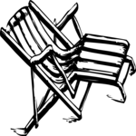 Antique Style Chair - Lounge 1 Clip Art