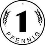 Pfennig - 1 Clip Art