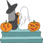 Trick or Treating 09 Clip Art