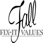 Fall Fix-It Values Clip Art