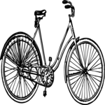 Bicycle - Girls' Clip Art