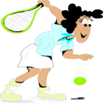 Tennis 041 Clip Art