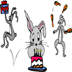 Birthday - Rabbit Clip Art