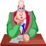 Businessman - Tired 2 Clip Art