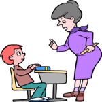 Teacher Lecturing Student