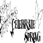 Celebrate Spring Title Clip Art