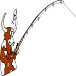 Fishing - Bull 6 Clip Art