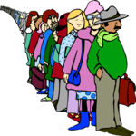 People Standing Line
