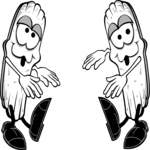 Chips Dancing Clip Art