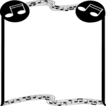 Musical Notes Frame Clip Art