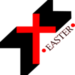 Easter Cross Clip Art