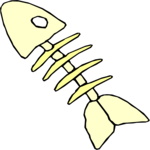 Fish Skeleton 4 Clip Art
