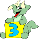 Kids 3rd Birthday - Dino