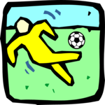 Soccer - Player 23 Clip Art