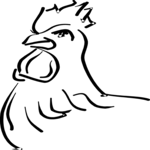 Rooster 05 Clip Art