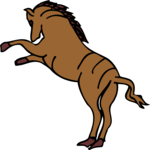 Horse Leaping Clip Art