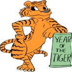 Year of the Tiger Clip Art