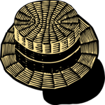 Antique Style Hat - Straw