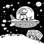 Space Ship - Used Clip Art