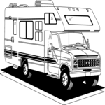 RV Truck 03 Clip Art