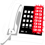 Telephone - Busy Clip Art