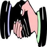 Handshake 3 Clip Art