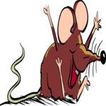 Mouse Laughing Clip Art