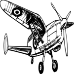 Plane 013 Clip Art