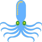 Octopus 07 Clip Art