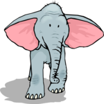 Elephant 21 Clip Art