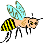 Bee 09 Clip Art