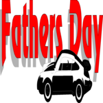 Father's Day - Car Clip Art