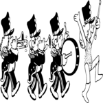 Marching Band 1 Clip Art