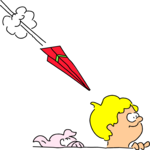 Paper Airplane - Watch Out! Clip Art
