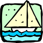 Sailboat 06 Clip Art
