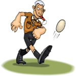 Rugby Player 19 Clip Art