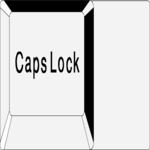 Key Caps Lock Clip Art