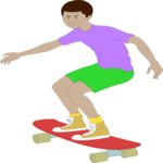 Skateboarding 21 Clip Art