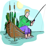 Fishing 088 Clip Art